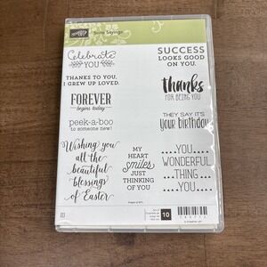 Stampin' Up! Suite Sayings Stamp Set 140712 Phrases Sentiments